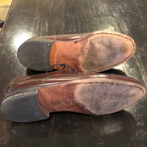 Men’s brown leather size 8.5W shoe - Picture 3 of 5